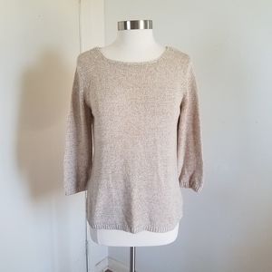 White Stag Beige Cream Sweater